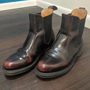 Doc Marten Flora Arcadia Boots - Cherry Red